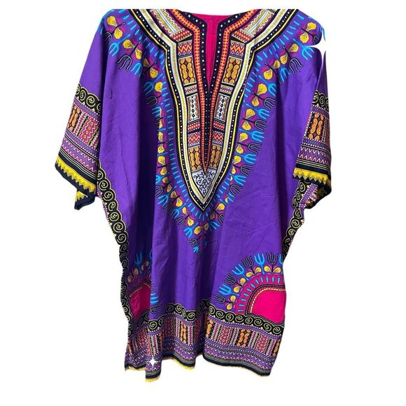 Bright Fun Big Mama tunic 100% cotton. One size - Picture 2 of 7